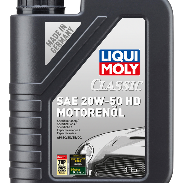 LIQUI MOLY Classic engine oil SAE 20W-50 HD 1L