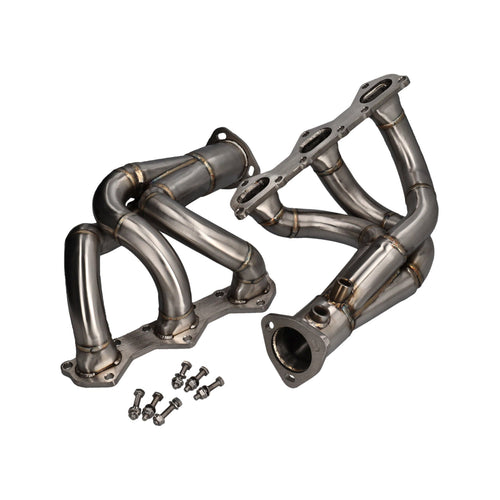 Rennauspuffkrümmer mit Kat-Bypass – DesignTek – Porsche 718 Boxster / Cayman 4.0L