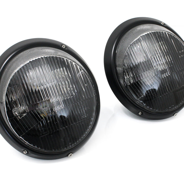 LED headlights “Black Edition” – standard lens LHD for Porsche 911 / 964