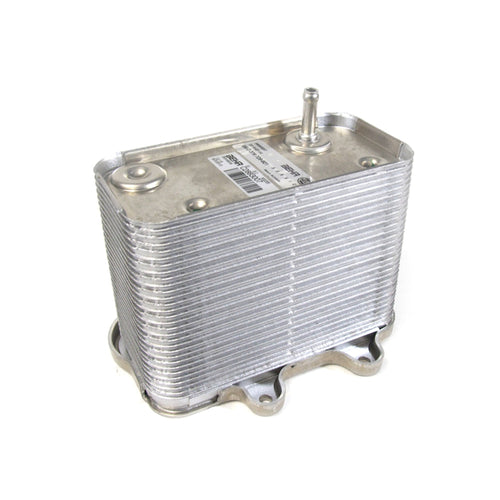 Coolant oil cooler on engine. Porsche 997 3.8L