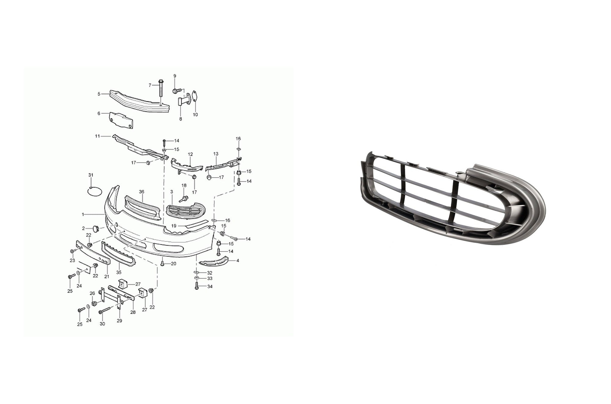 Bumpers & Impact Absorbers 986/987/981