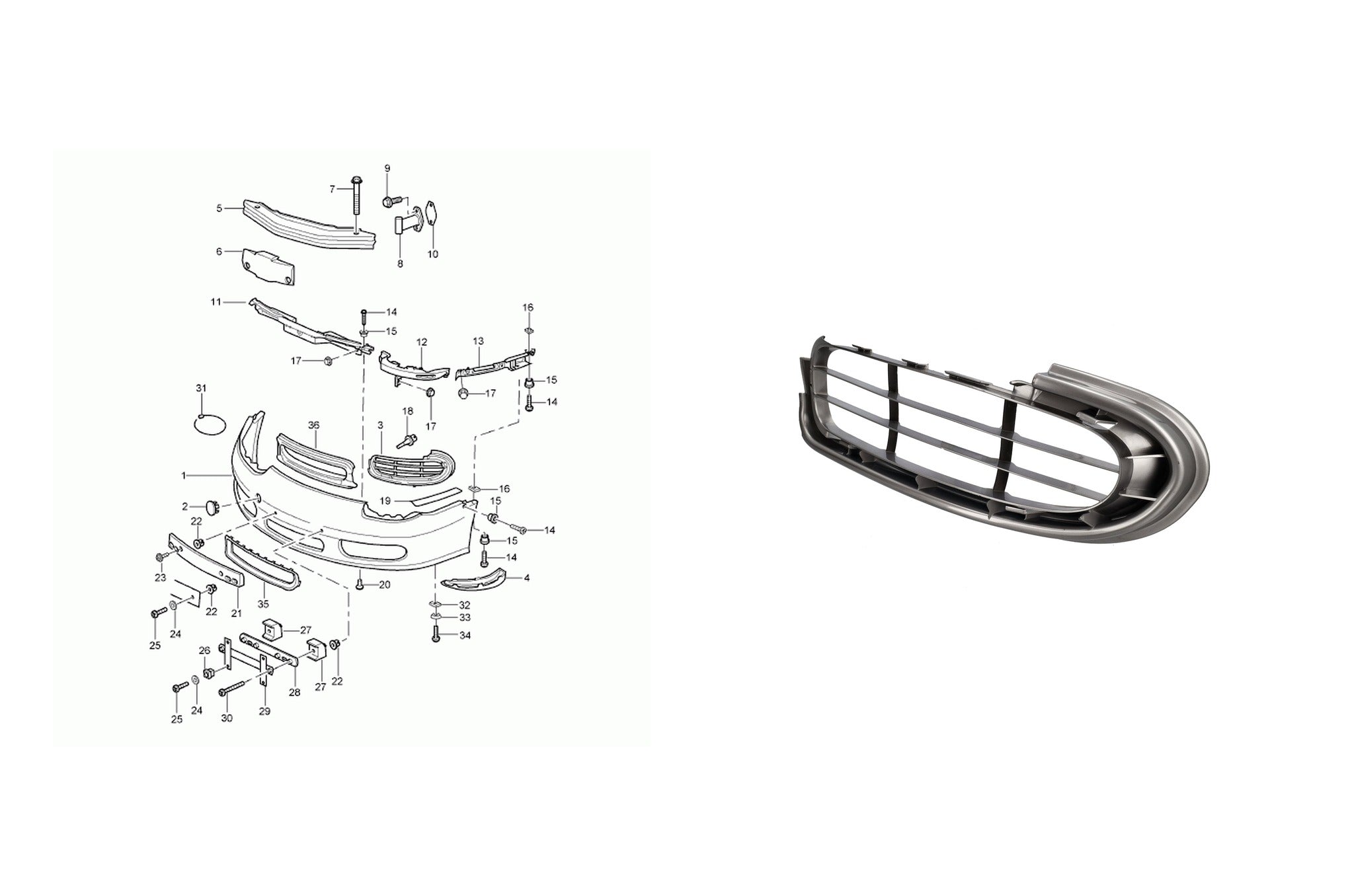 Bumpers & Impact Absorbers 986/987/981