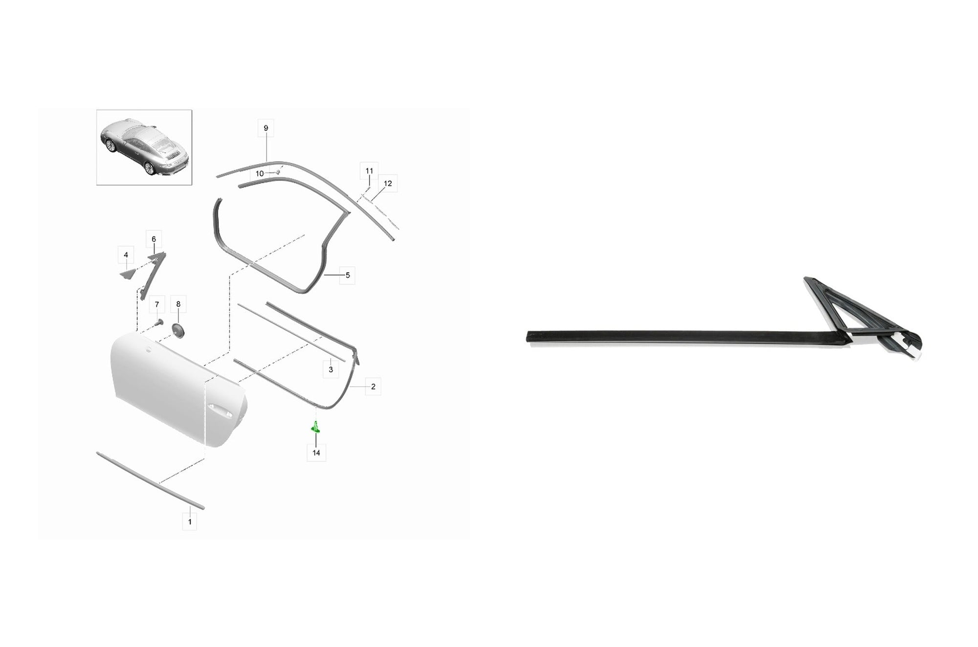 Door Seals & Velvet Strips 986/987/981