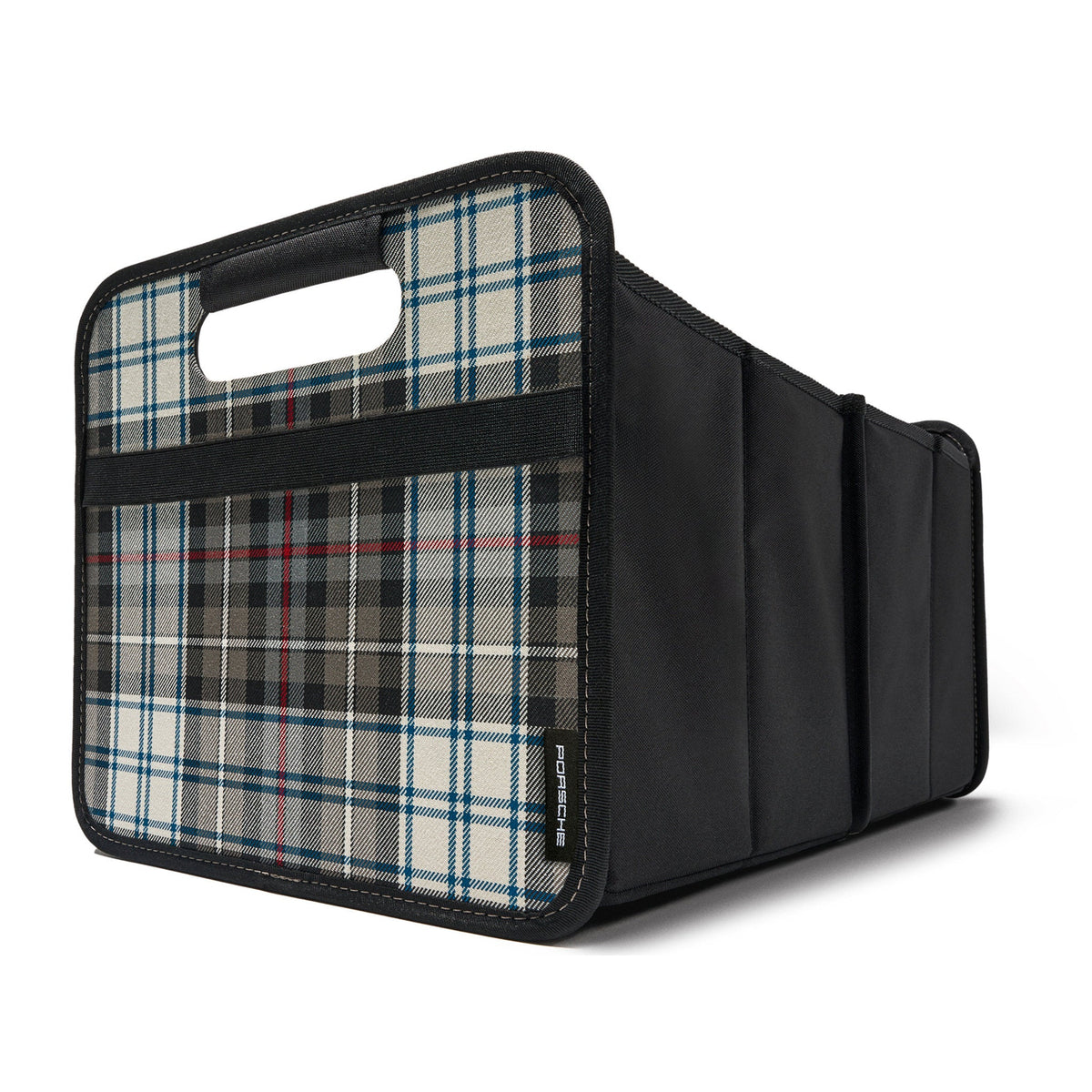 Original Porsche faltbare Gepäckraumbox im Heritage Design - Turbo 50 Tartan