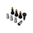 Porsche Original Wheel Valve Cap Set with Crest