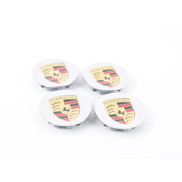 Porsche Original Wheel Caps "Crested" Concave (Set of 4)