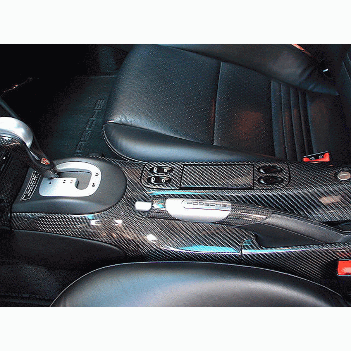 Carbon-Mittelkonsole / Tunnel Porsche 996 / 986 (Porsche Original)