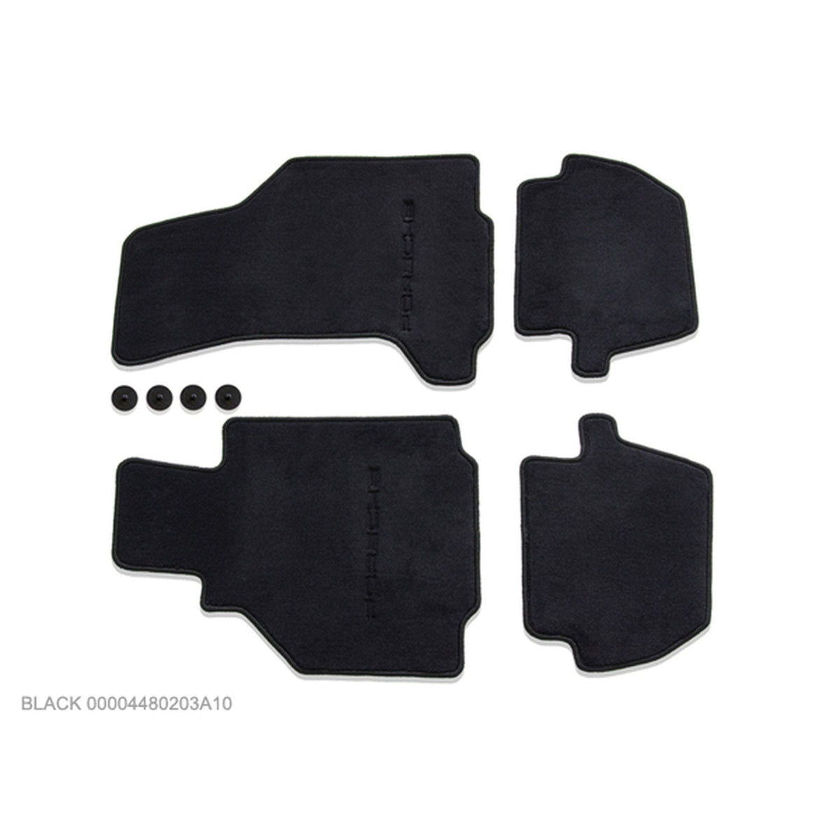 Floor Mat Set. Porsche 996 LHD vehicles (with Bose system) (Porsche Genuine)