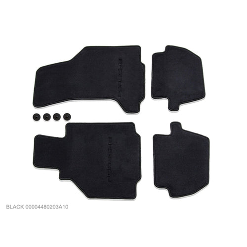 Floor Mat Set. Porsche 996 LHD vehicles (with Bose system) (Porsche Genuine)