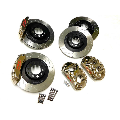 PFC Racing Front and Rear Brake with Slotted 380mm Discs. Porsche 996 / 997 2WD / 987.2 and 981
