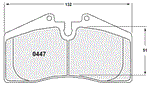 PFC Bremsbeläge vorne, PFC 08 oder PFC 11 | Porsche 993 / 928 S4 / 968 / 964 Turbo – Bild 2