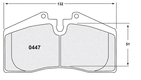 PFC Track & Race Bremsbeläge vorne Porsche 993, 928 S4, 968, 964 Turbo