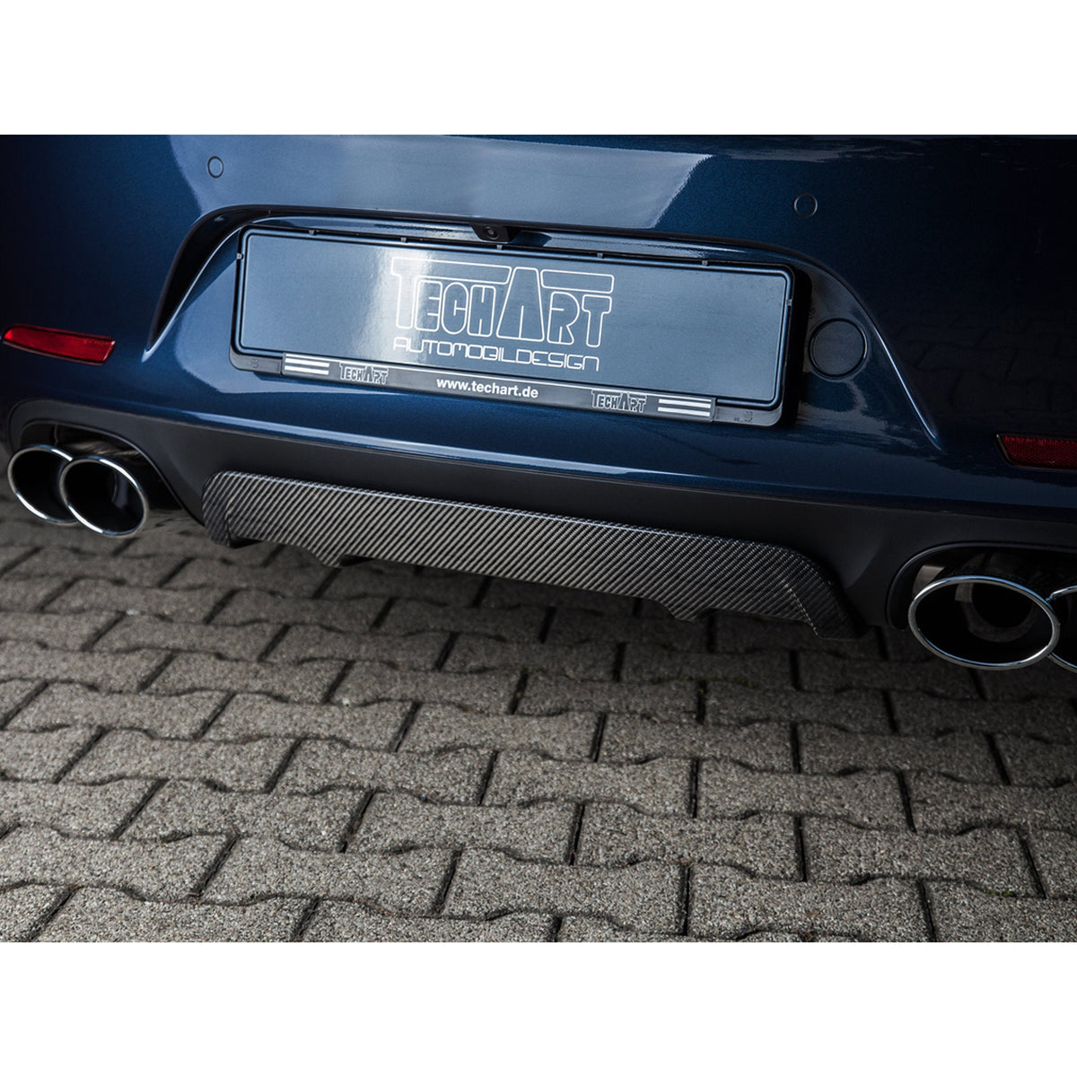 TechArt Heckdiffusor-Anbauteil. Porsche 991.1
