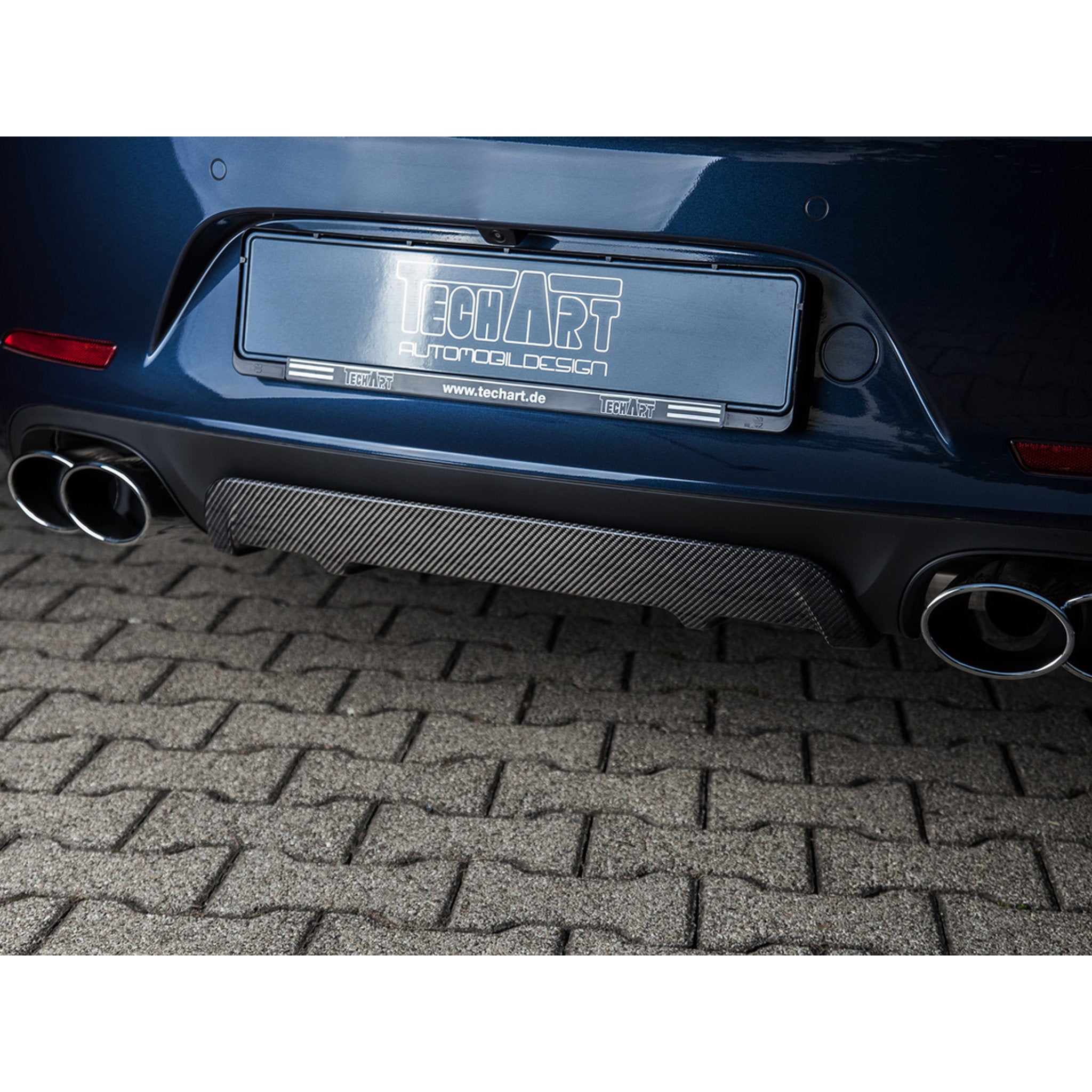 TechArt Heckdiffusor-Anbauteil. Porsche 991.1