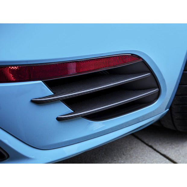 TechArt Carbon Fiber Rear Bumper Louvers. Porsche 991.2 Turbo