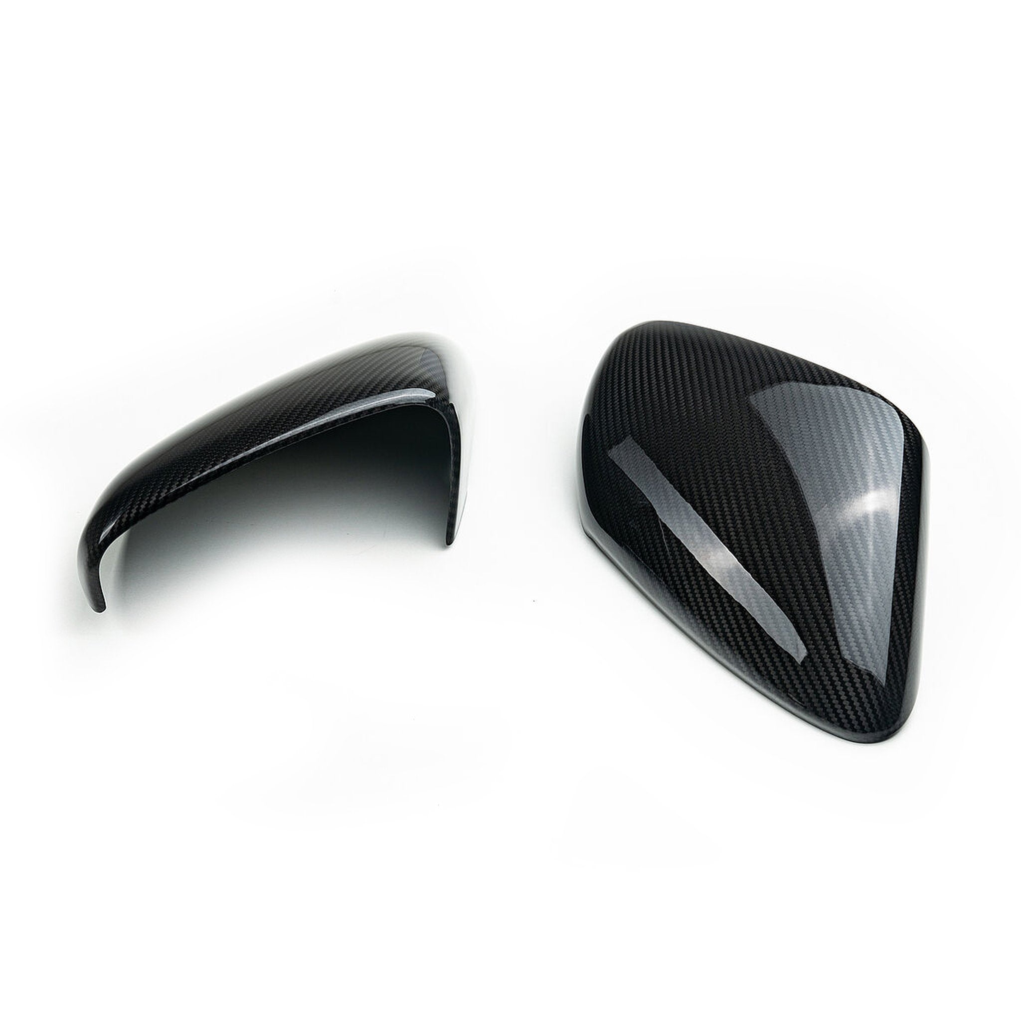 TechArt Carbon Fiber Mirror Trims for Right-Hand Drive Porsche 992