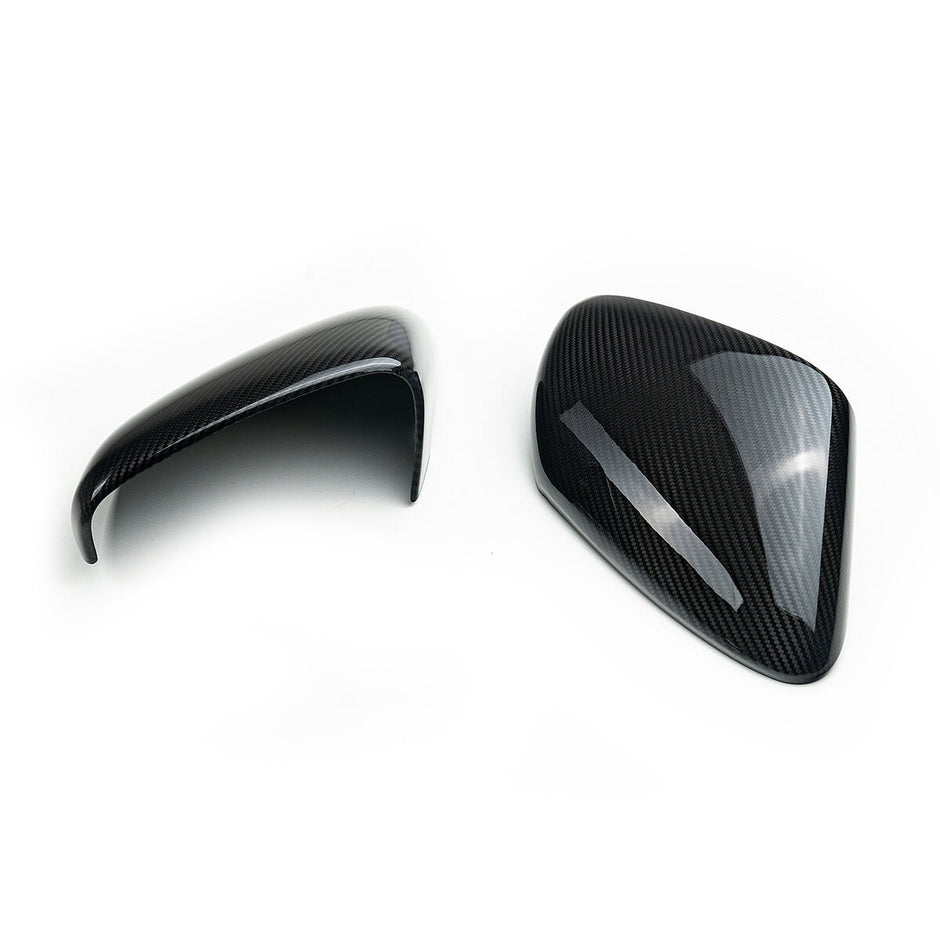 TechArt Carbon Fiber Mirror Trims for Right-Hand Drive Porsche 992