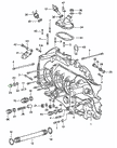 Cap nut for crankcase through-bolt Porsche 911 (1970-89)