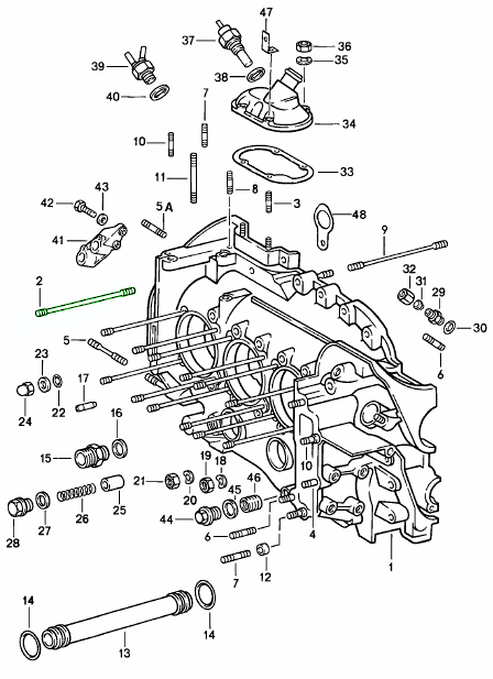 Zylinderkopfstehbolzen 12er-Set | Porsche 911 / 964 / 993 1965 – 1998 | Kits