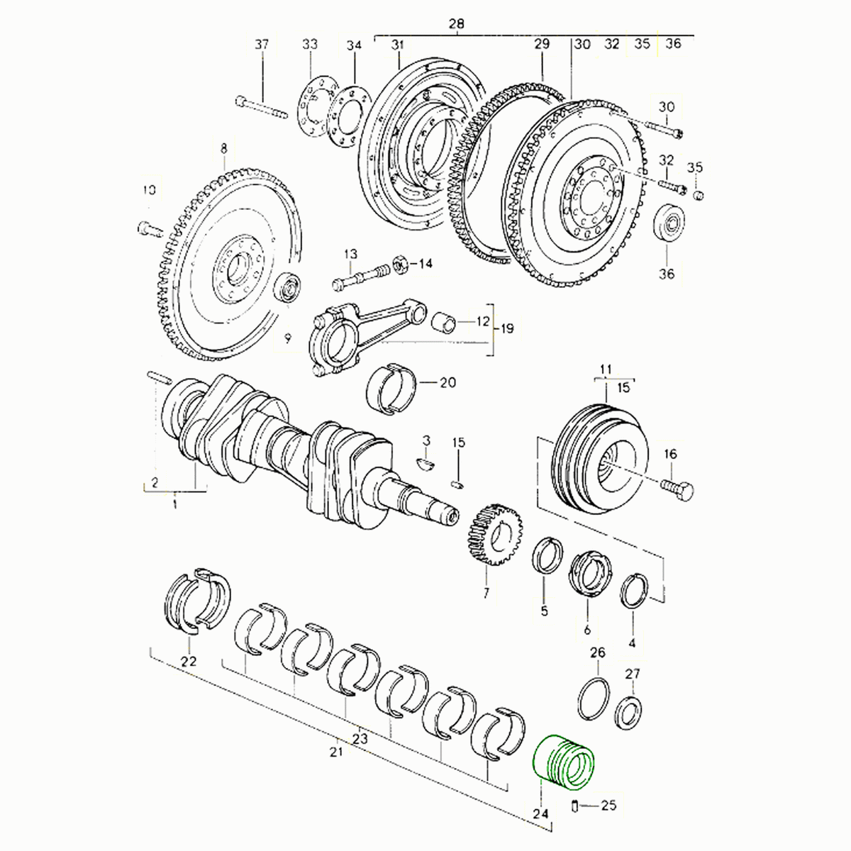 Buglagerbuchse (+25mm Außen) | Porsche 911 / 964 / 993 / 996 Turbo – OEM / Erstausrüster Qualität