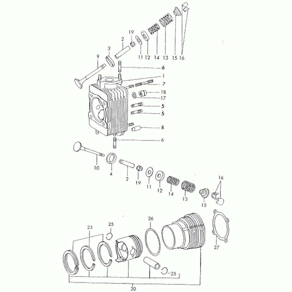 Piston Ring Set | Porsche 911 2.2L / 2.4L (1970-73) – Mahle