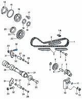 Kipphebel-Einstellschrauben und Sicherungsmuttern, Satz | Porsche 911 / 914 / 964 – Bild 4