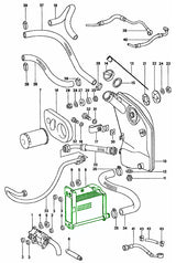Ölkühler motorseitig | Porsche 911 1972–1989 / 930 – Bild 5