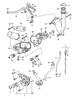 Oil cooler in oil filter housing | Porsche 924S / 944 | Genuine Porsche Part – image 3