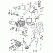 Thermostat Housing Oil. Porsche 944 Turbo