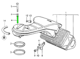 Distanzhülse Luftfiltergehäuse 65,8 mm | Porsche 911 Turbo (930) / 964 Turbo | Porsche Originalteil – Bild 2