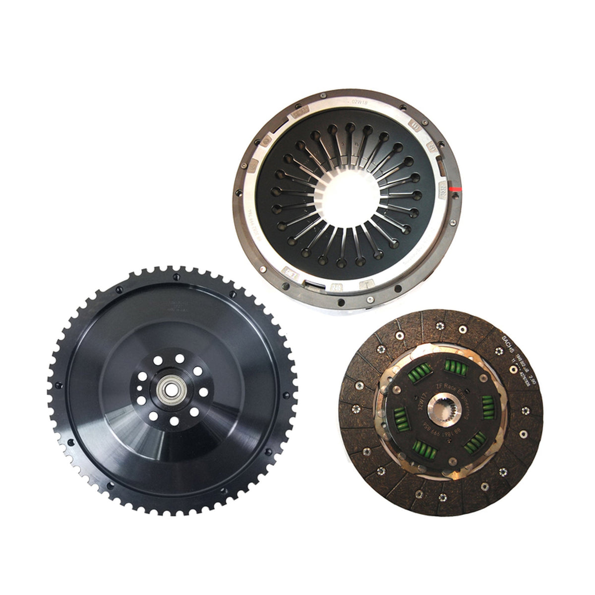 Leichtes Schwungrad und Kupplungssatz aus Stahl. Porsche 993/996/997 Turbo 3.6L