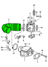 Air intake hose for air mass meter | Porsche 924 S / 944 | Genuine Porsche Part – image 4