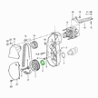Camshaft oil seal rear | Porsche 964 / 993 | Victor Reinz