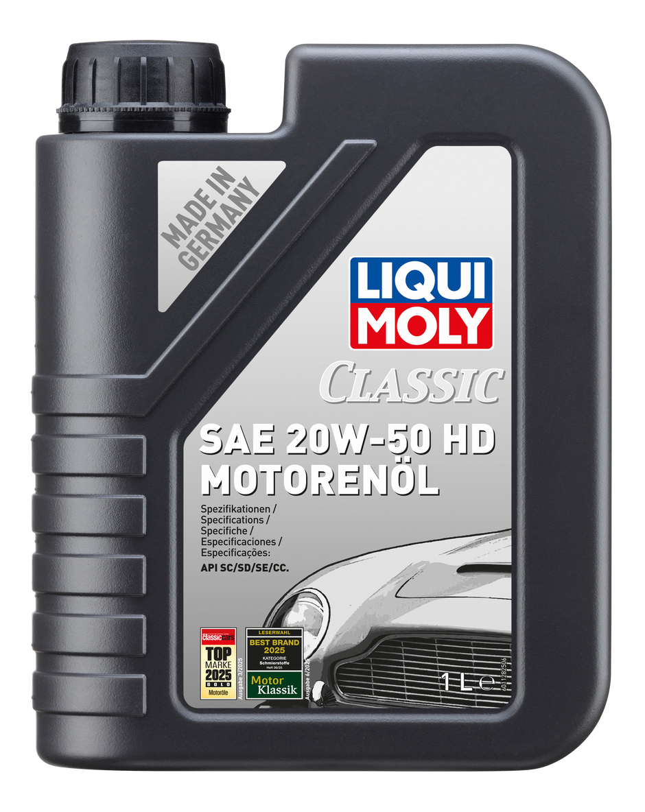 LIQUI MOLY Classic Motorenöl SAE 20W-50 HD 1L