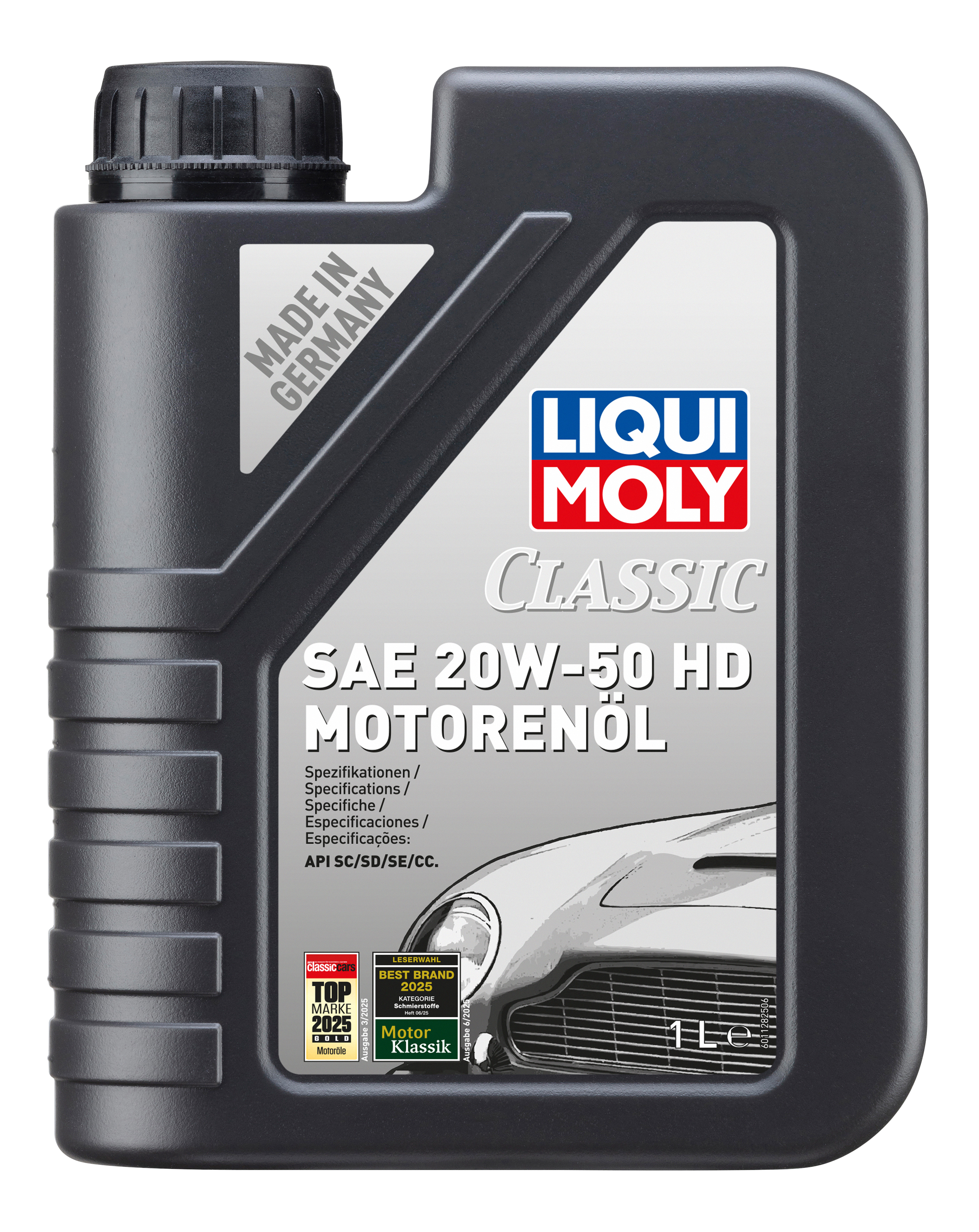 LIQUI MOLY Classic Motorenöl SAE 20W-50 HD 1L