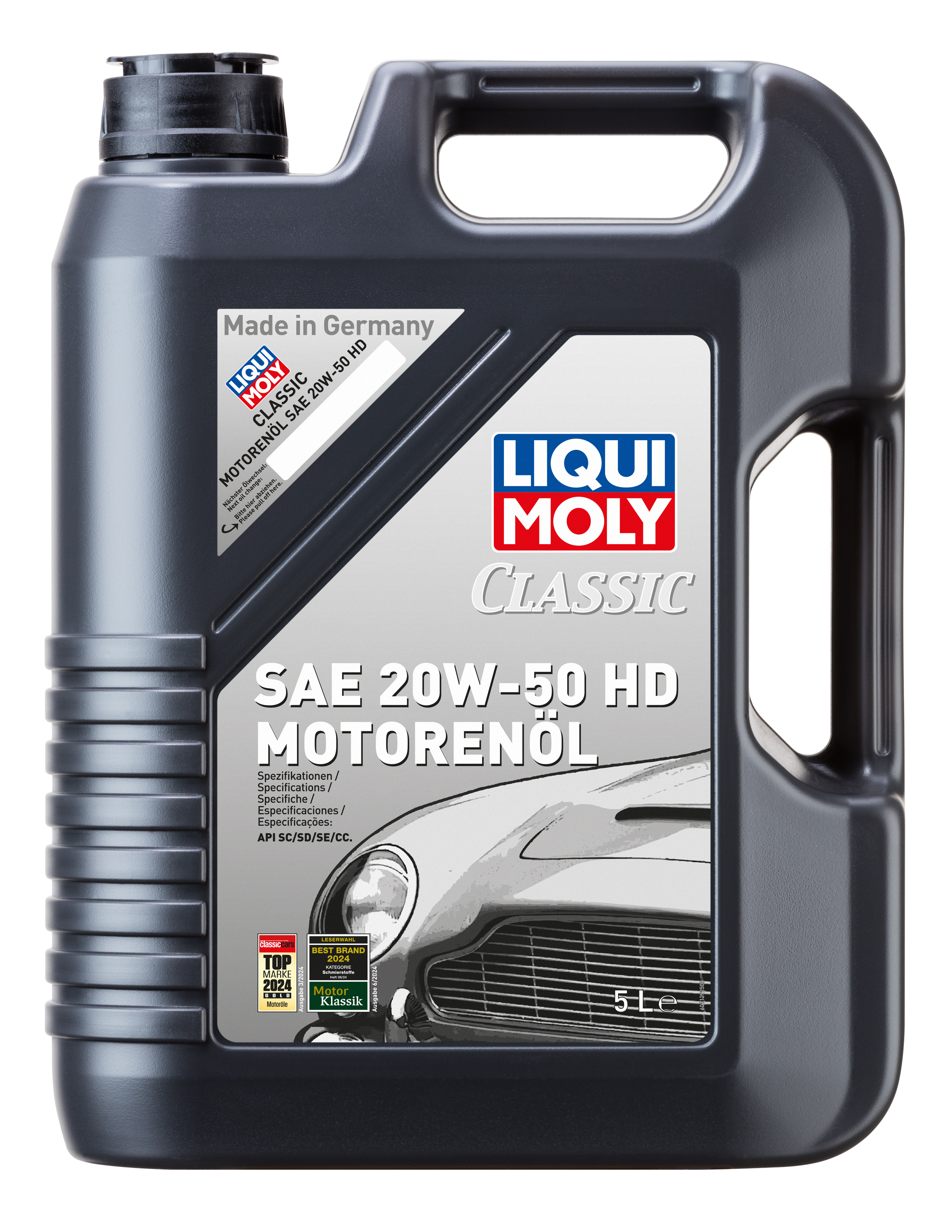 LIQUI MOLY Classic Motorenöl SAE 20W-50 HD 5L