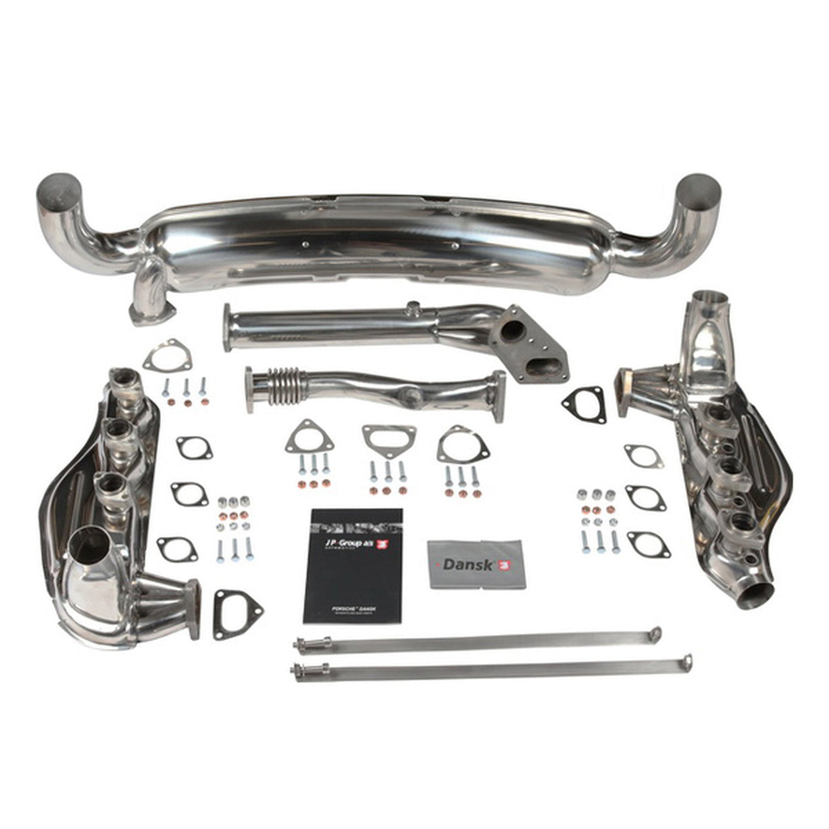 Auspuff-Kit Endschalldämpfer (1-In / 2-Out, 84 mm) | Porsche 911 3.2L | Dansk
