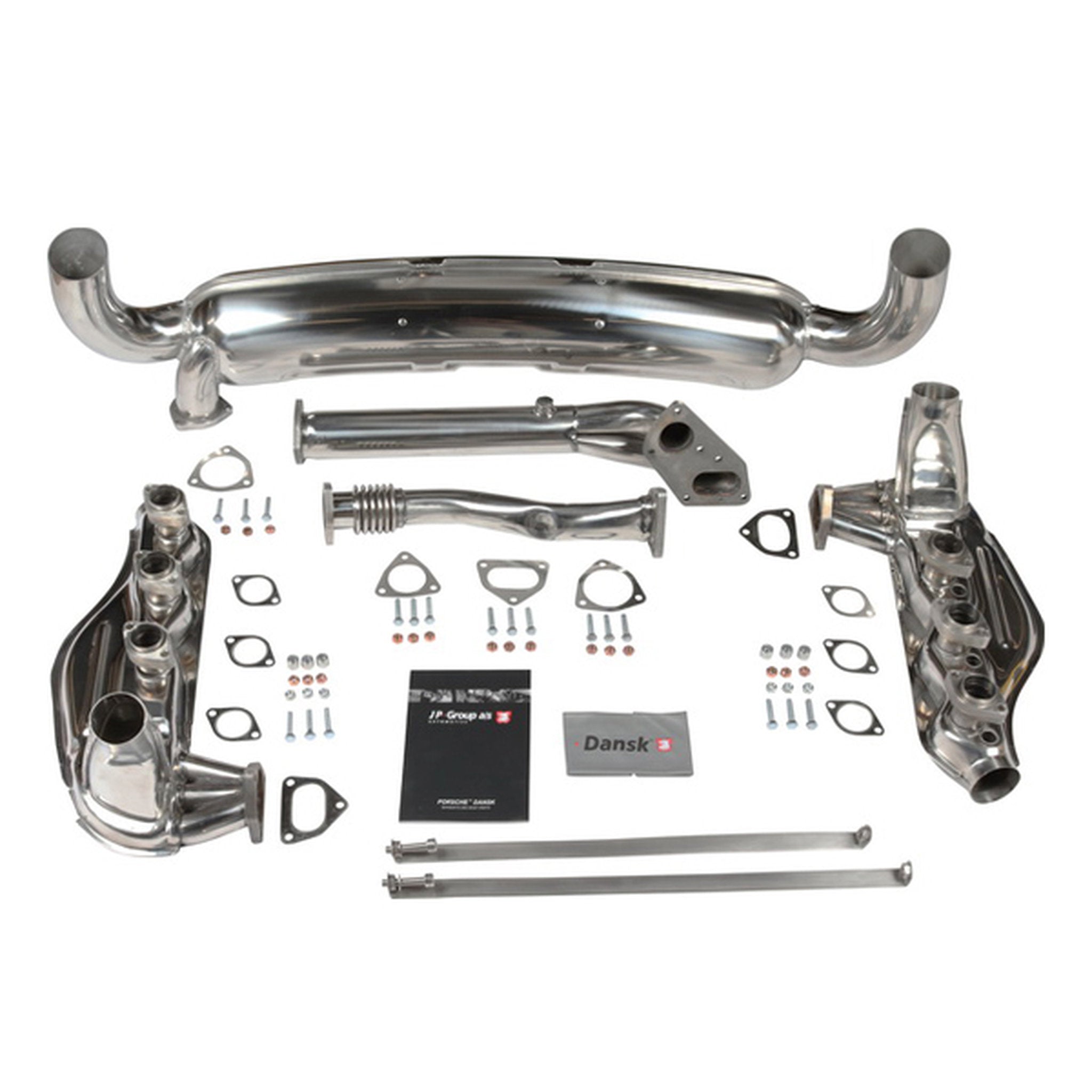 Auspuff-Kit Endschalldämpfer (1-In / 2-Out, 84 mm) | Porsche 911 3.2L | Dansk
