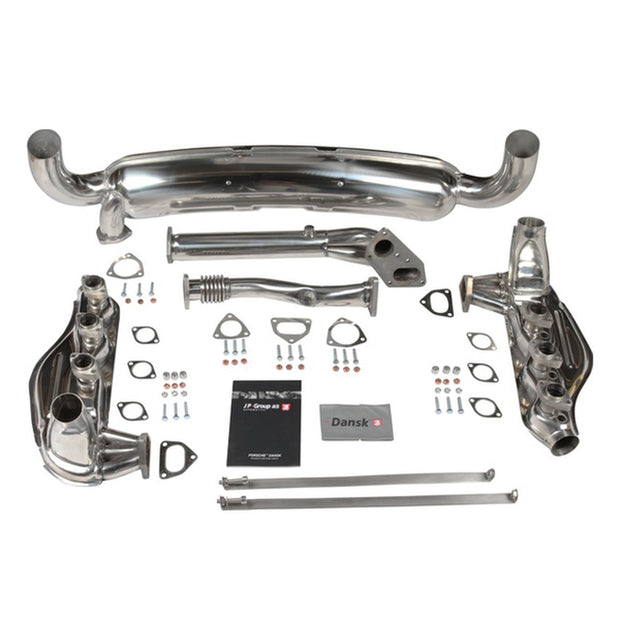 Auspuff-Kit Endschalldämpfer (1-In / 2-Out, 84 mm) | Porsche 911 3.2L | Dansk
