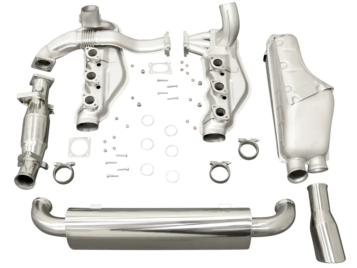 Sportauspuff Porsche 964 Dual Tips Einzelrohr