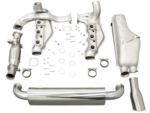 Sportauspuff Porsche 964 Dual Tips Einzelrohr
