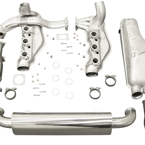 Sportauspuff Porsche 964 Dual Tips Einzelrohr