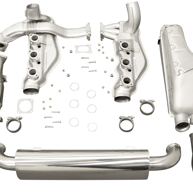 Sportauspuff Porsche 964 Dual Tips Einzelrohr