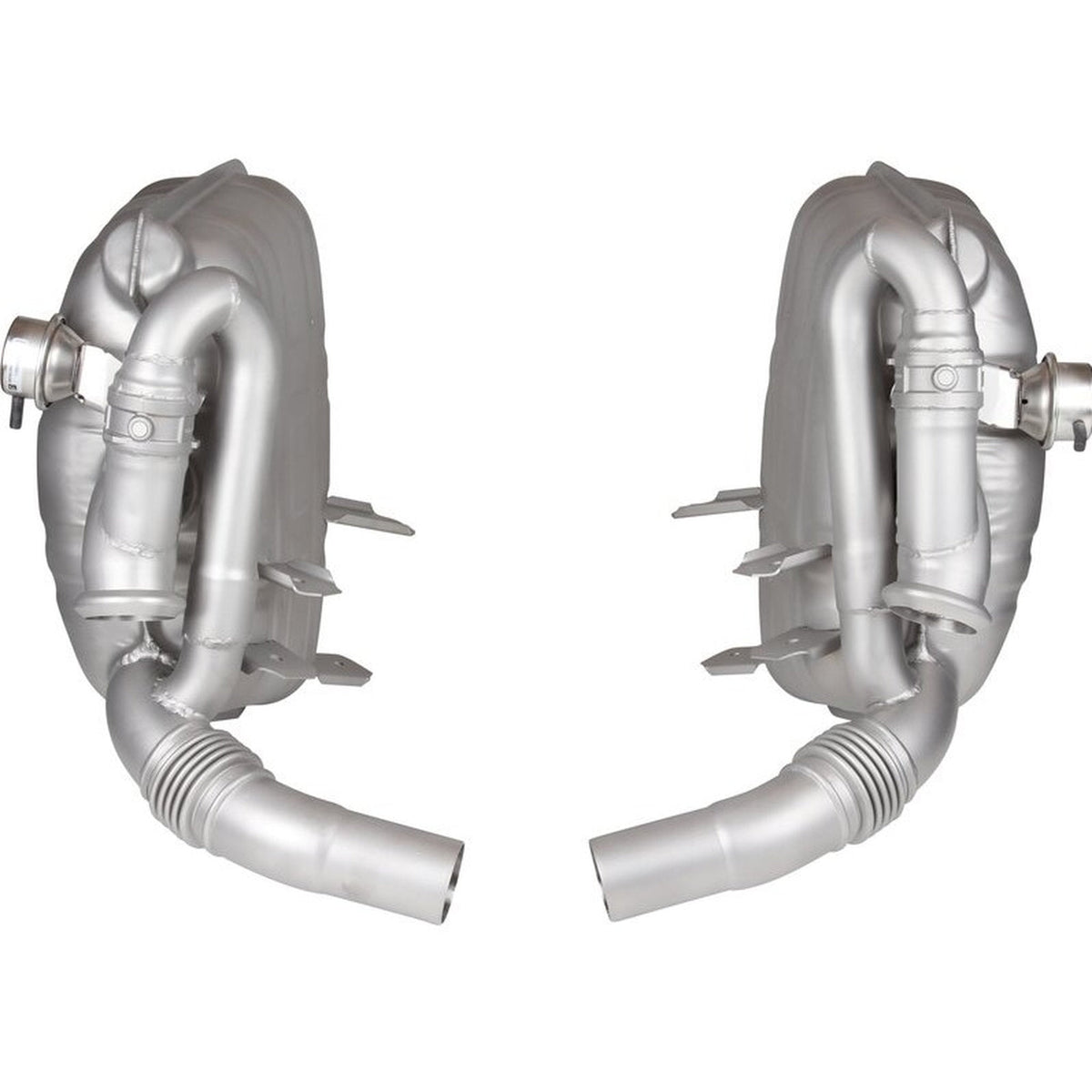 Auspuffanlage Sport hinten, "Super Sound", Edelstahl, mit einstellbaren Soundklappen Porsche 996