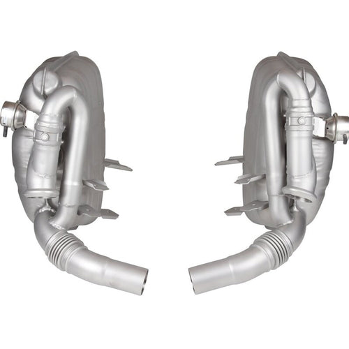 Auspuffanlage Sport hinten, "Super Sound", Edelstahl, mit einstellbaren Soundklappen Porsche 996