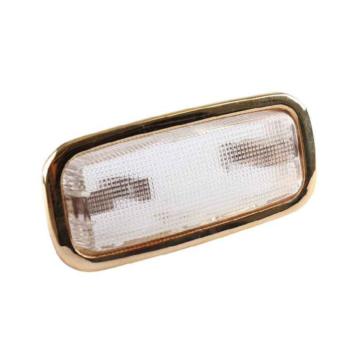 Interior light with brass frame. Suitable for Porsche 911 / 964 / 993 / 356C Coupé models