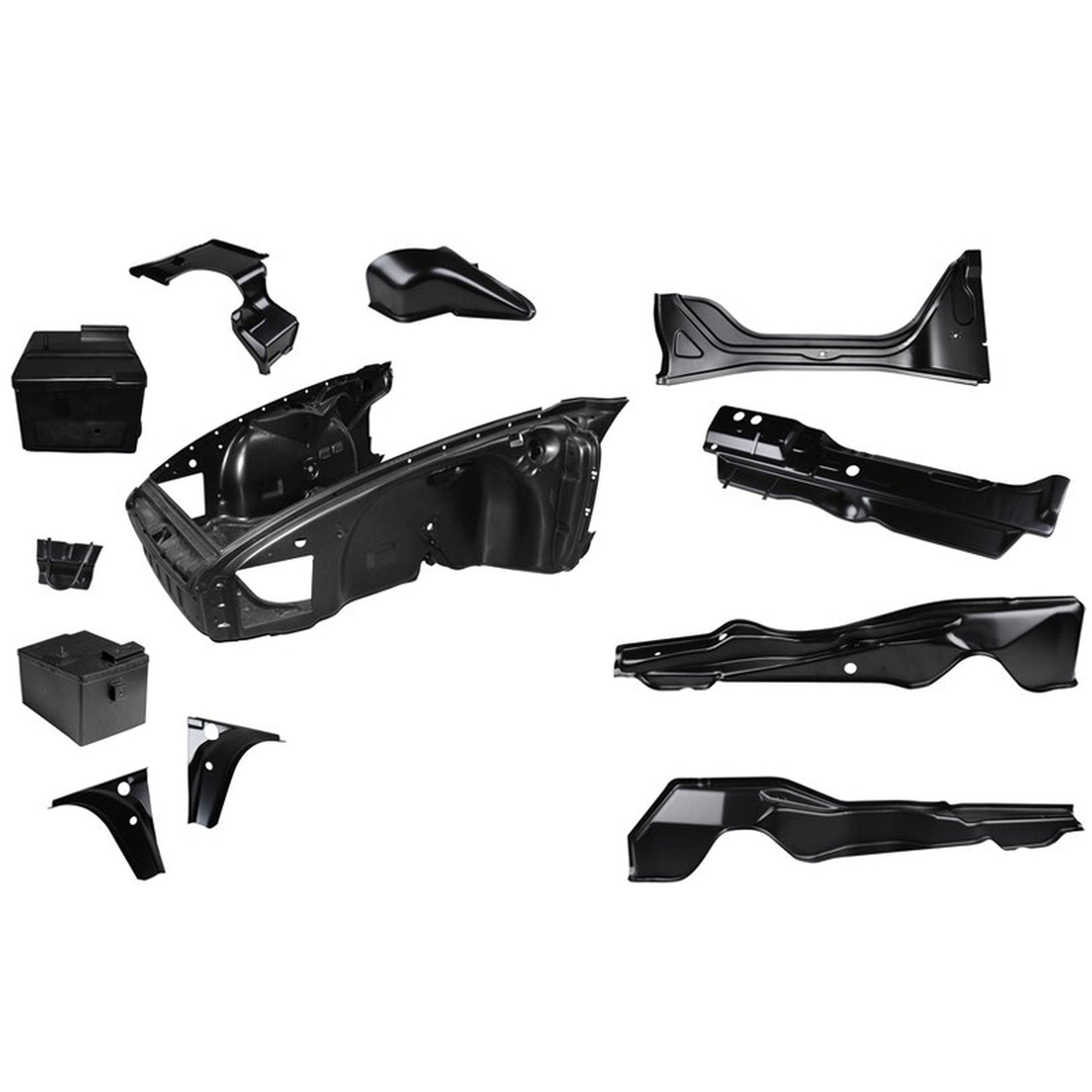 Karosserie-Vorbau-Set komplett mit Innenaufbau | Porsche 911 1968 – 1972 | OEM
