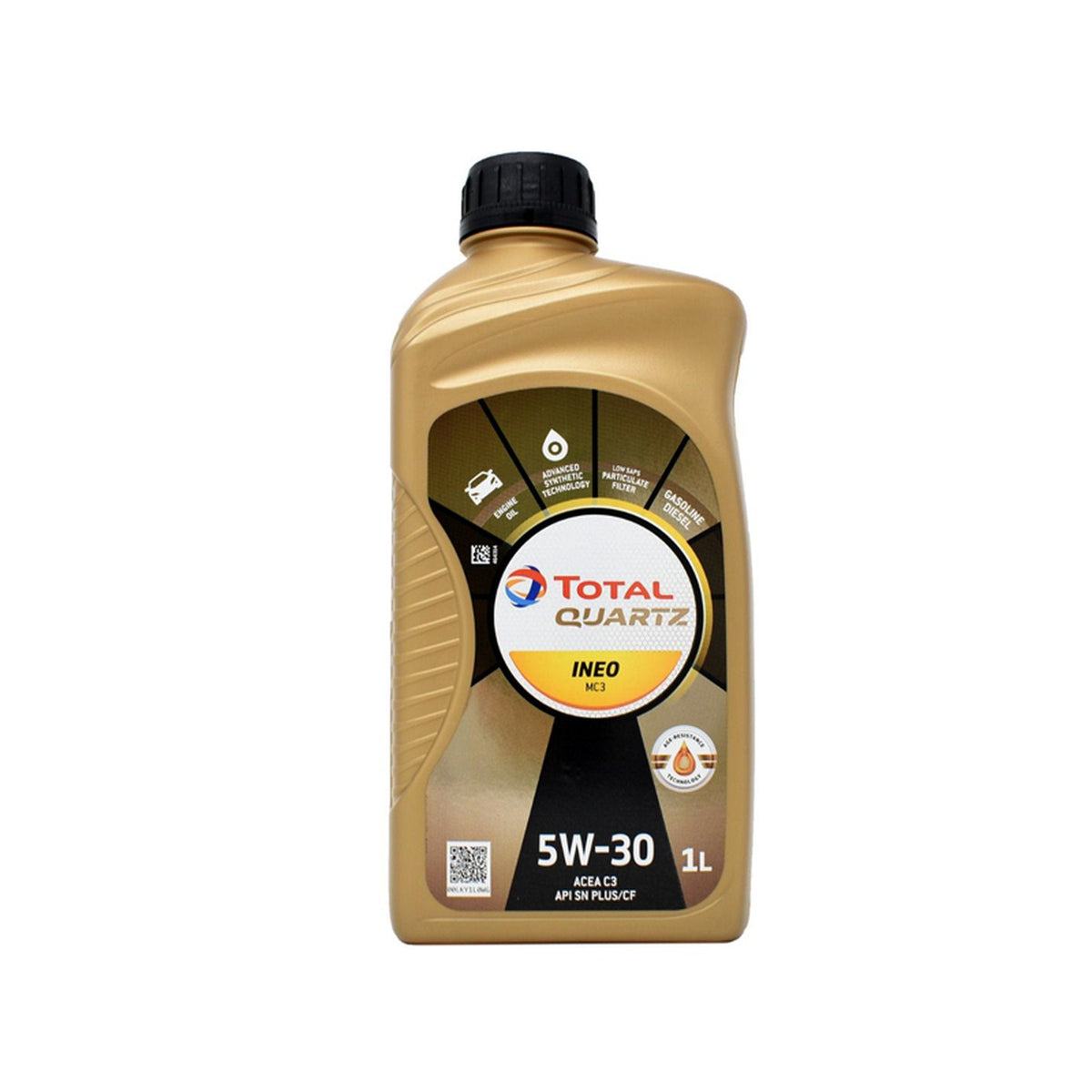 Total Quartz Ineo C3 5W40 fully synthetic - 1 liter bottle