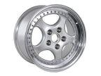 18-Zoll-Leichtmetallrad hinten, Silbermetallic. Porsche 964 Turbo 3.6L