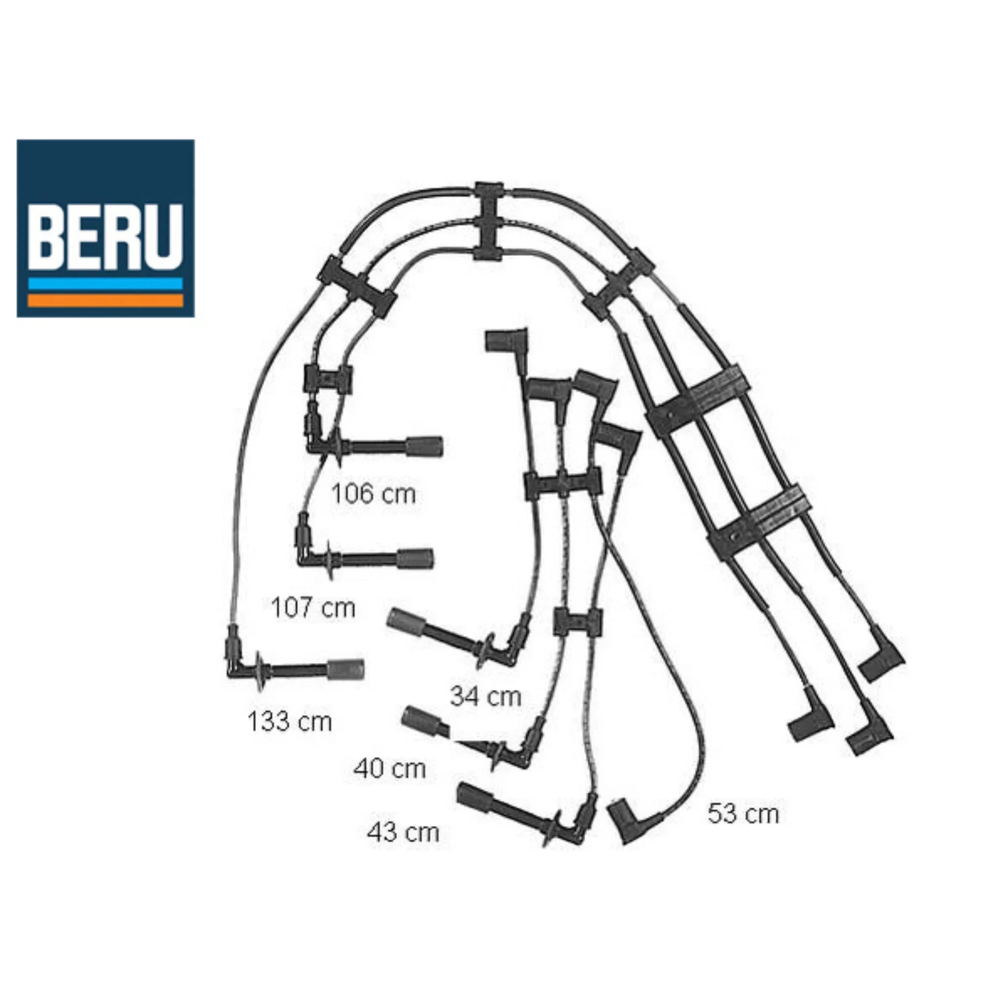 Zündkabelsatz Beru Porsche 911 3.2 Carrera_1